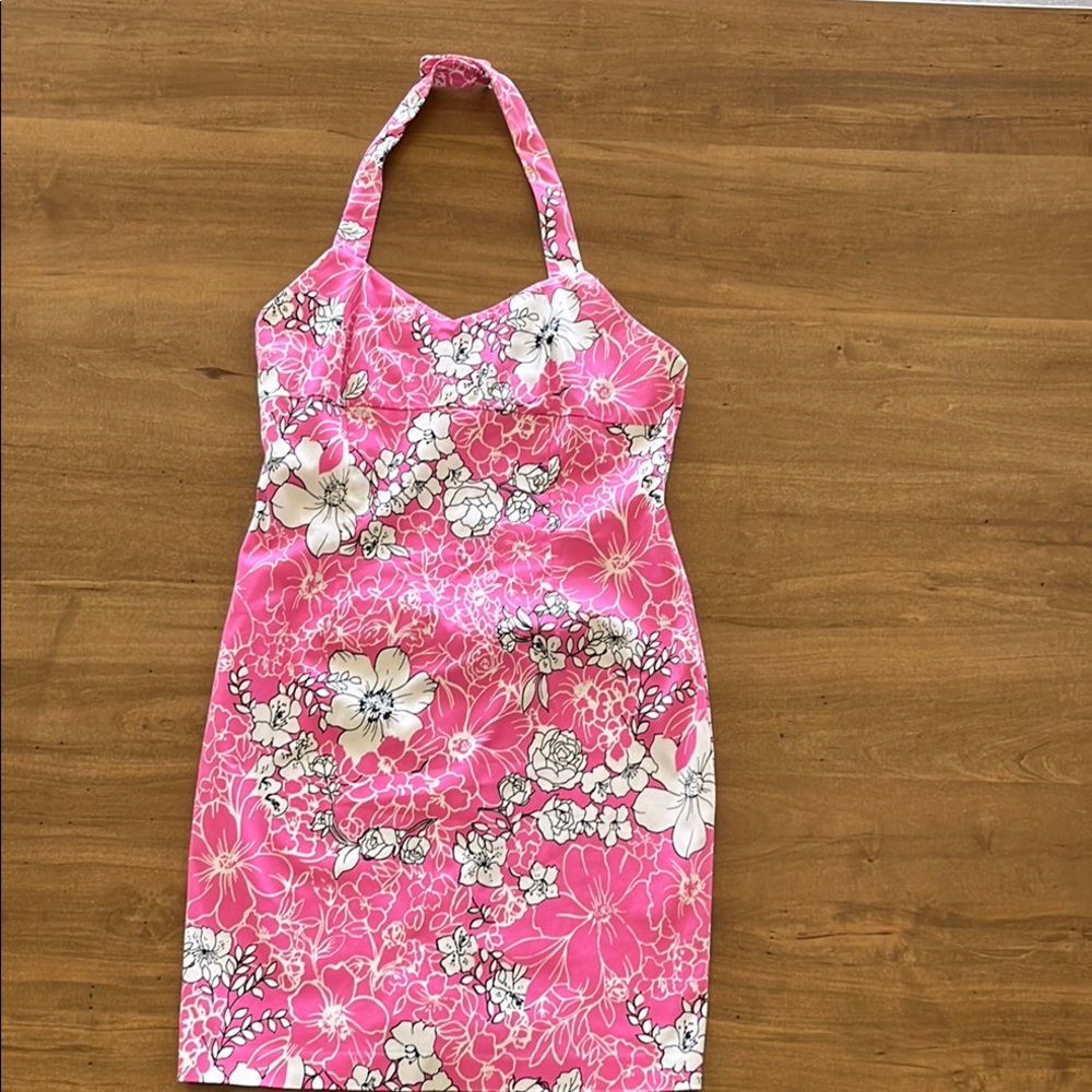 Floral Pink Midi Dress - Made in Canada!!🇨🇦